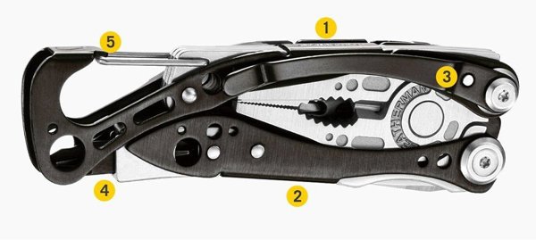 Multitool Leatherman Skeletool CX Verdant