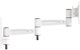 MultiBrackets M VESA Flexarm 360 III Λευκό 75 100 200, 81.3 εκ. (32"), 75 x 75 χιλ., 200 x 200 χιλ., -15 - 15°, 360°, Λευκό