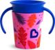 Munchkin Κύπελλο χωρίς διαρροές 360 Eco Wildlove Εκπαιδευτικό Αλεπού 177ml ροζ