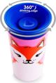 Munchkin Κύπελλο χωρίς διαρροές 360 Eco Wildlove Αλεπού 266ml ροζ