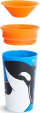Munchkin Κύπελλο χωρίς διαρροές 360 Eco Wildlove Όρκα 266ml μαύρο