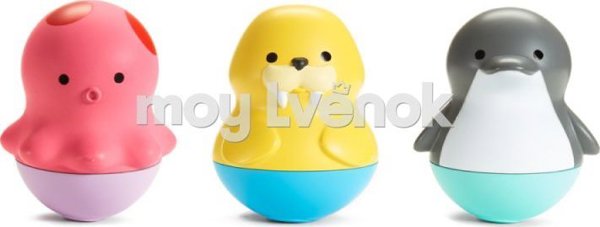 Munchkin MUNCHKIN παιχνίδια μπάνιου, Bath Bobbers, 6 μηνών+, 3 τεμ., 90267