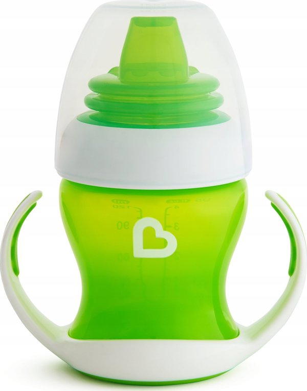 Munchkin MUNCHKIN Gentle Transition Trainer Cup, 4m+, 118ml, green, 05178501WWW