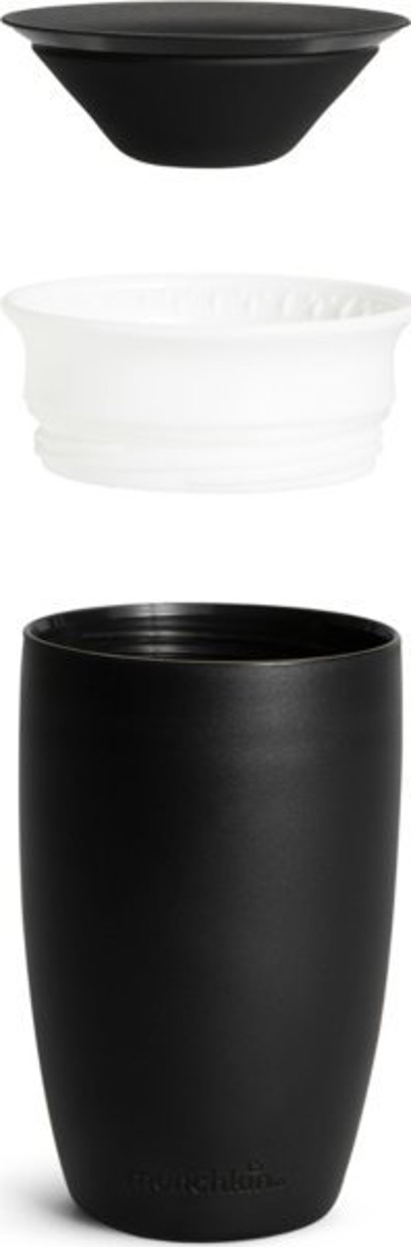 Munchkin MUNCHKIN 10oz Black and White Sippy Cup, Mixed case 12m+, 90314