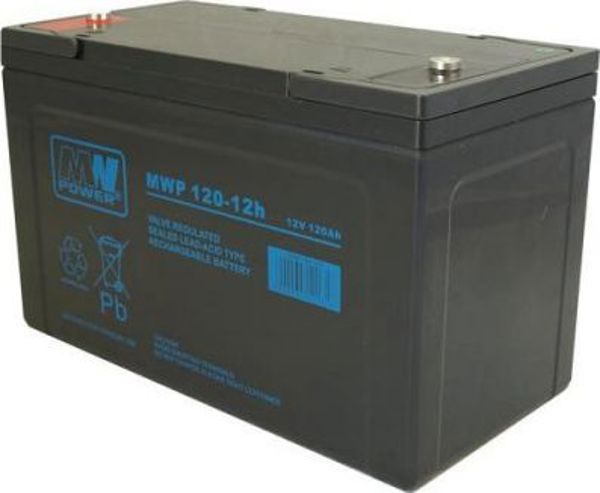 Μπαταρία MW Power MWP120-12H 12V/120Ah VRLA AGM για Συστήματα UPS και Ανανεώσιμες Πηγές Ενέργειας