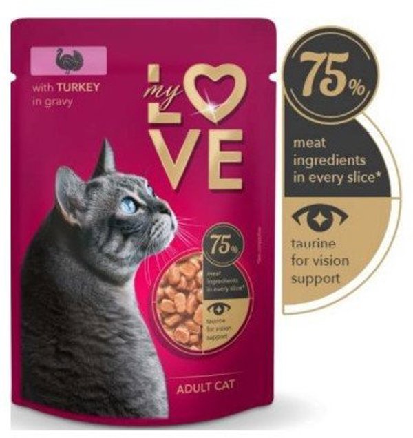 MY LOVE φακελάκι 85g ΓΑΛΟΠΟΥΛΑ σε σάλτσα /24