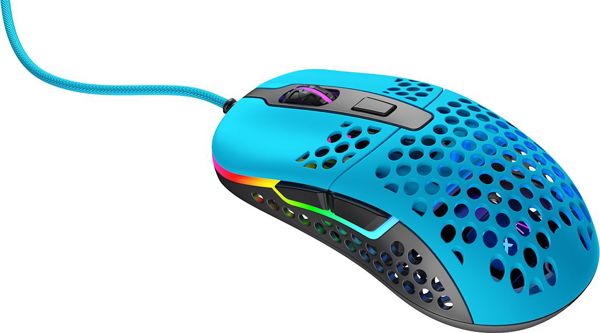 Xtrfy M42 RGB Gaming Ποντίκι, Υπερελαφρύ, Συμμετρικό, Miami Blue