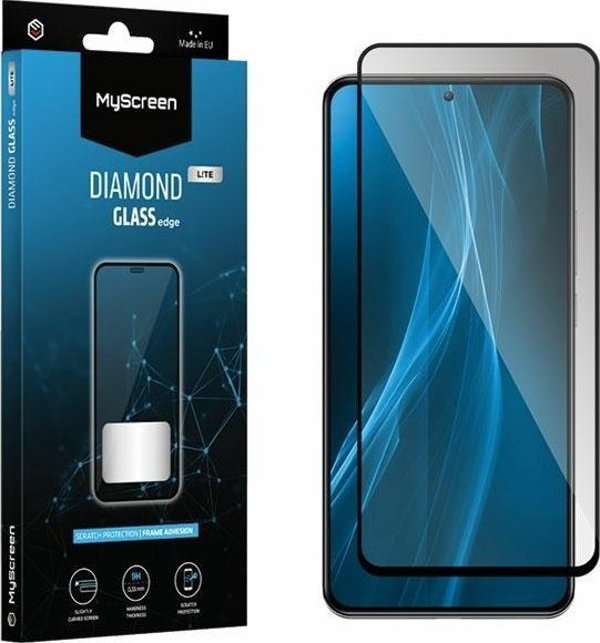 Προστατευτικό MyScreen MyScreen Protector - Σκληρυμένο γυαλί με κόλλα σε όλη την επιφάνεια DIAMOND GLASS edge FULL GLUE (μαύρο πλαίσιο) για το Xiaomi Redmi A2/A2+