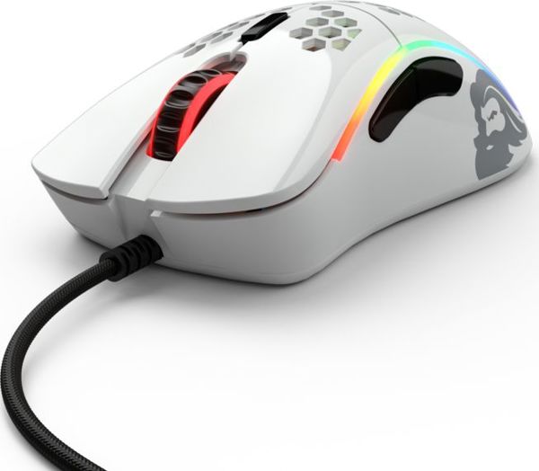 Glorious Model D- Gaming Ποντίκι, Ελαφρύ Honeycomb Design, Λευκό, Ενσύρματο