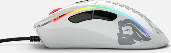 Glorious Model D- Gaming Ποντίκι, Ελαφρύ Honeycomb Design, Λευκό, Ενσύρματο