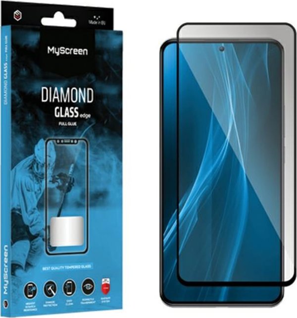 MyScreen Protector MyScreen Protector - Σκληρυμένο γυαλί με κόλλα σε όλη την επιφάνεια DIAMOND GLASS edge FULL GLUE (μαύρο πλαίσιο) για Samsung Galaxy A05 4G/A05s 4G
