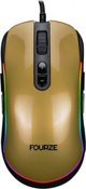 Ποντίκι Fourze Fourze GM700 Gaming Mouse Μαύρο/Χρυσό