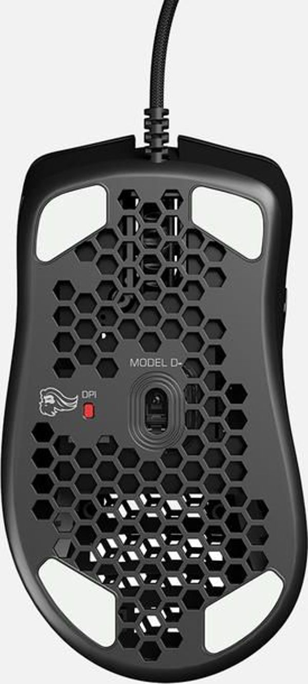 Glorious Model D Gaming Ποντίκι, Ελαφρύ με Κέλυφος Κηρήθρας, Μαύρο (GLO-MS-DM-GB)