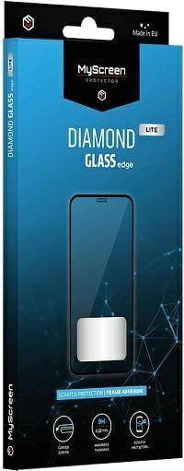 MyScreen Protector MS Diamond Glass Edge Lite FG iPhone 14 Pro 6,1" μαύρο Full Glue
