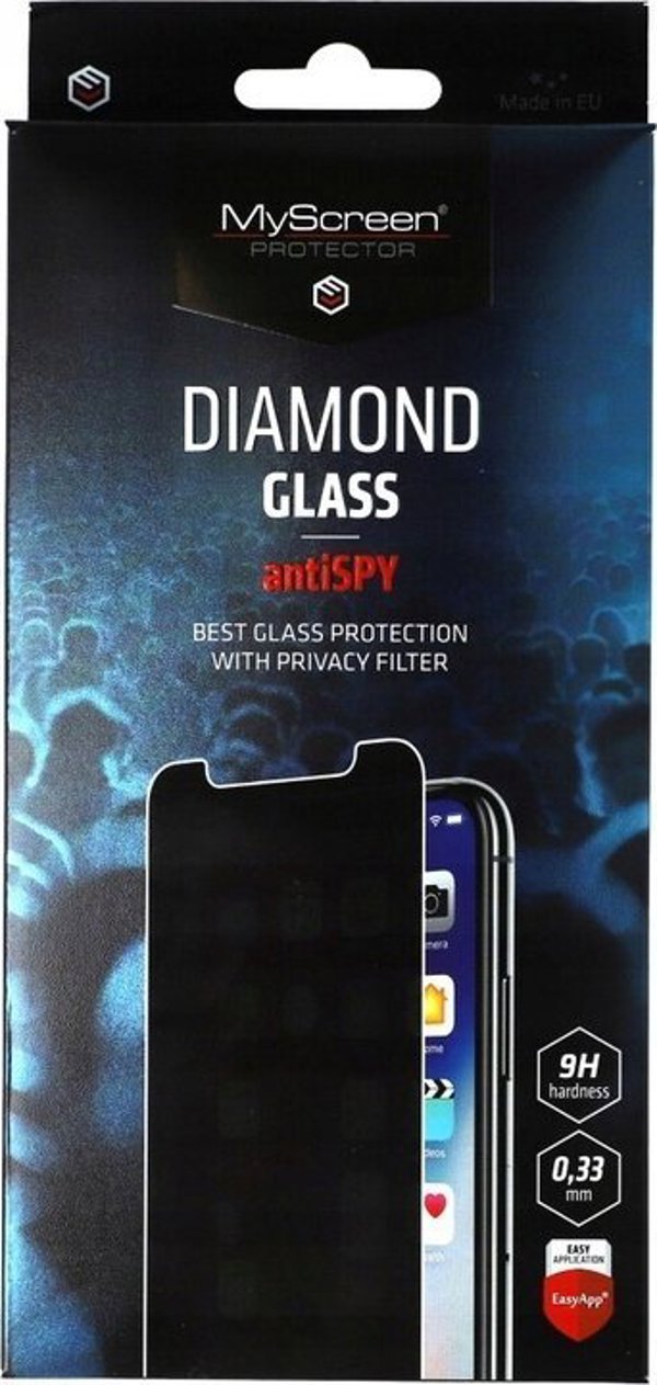 MyScreen Protector Tempered Glass με φίλτρο απορρήτου για iPhone 14 Pro Max 6.7 MyScreen DIAMOND GLASS AntiSPY