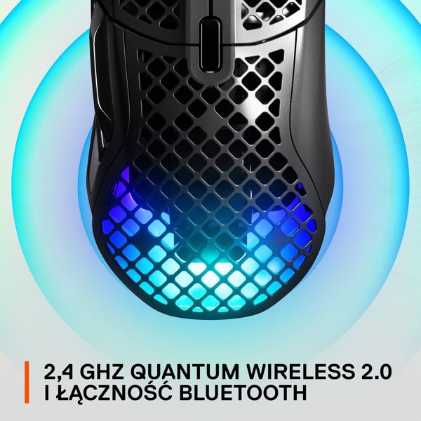 SteelSeries Aerox 5 Wireless Gaming Mouse, 74g, 9 Προγραμματιζόμενα Κουμπιά, RGB