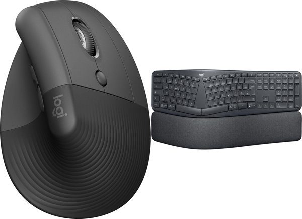 Ποντίκι Logitech Lift Graphite (910-006473) + Ergo K860 (920-010108)