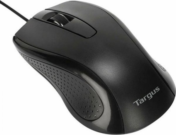 Targus AMU81AMGL Ενσύρματο Οπτικό Ποντίκι Πλήρους Μεγέθους, Αντιμικροβιακό, Μαύρο