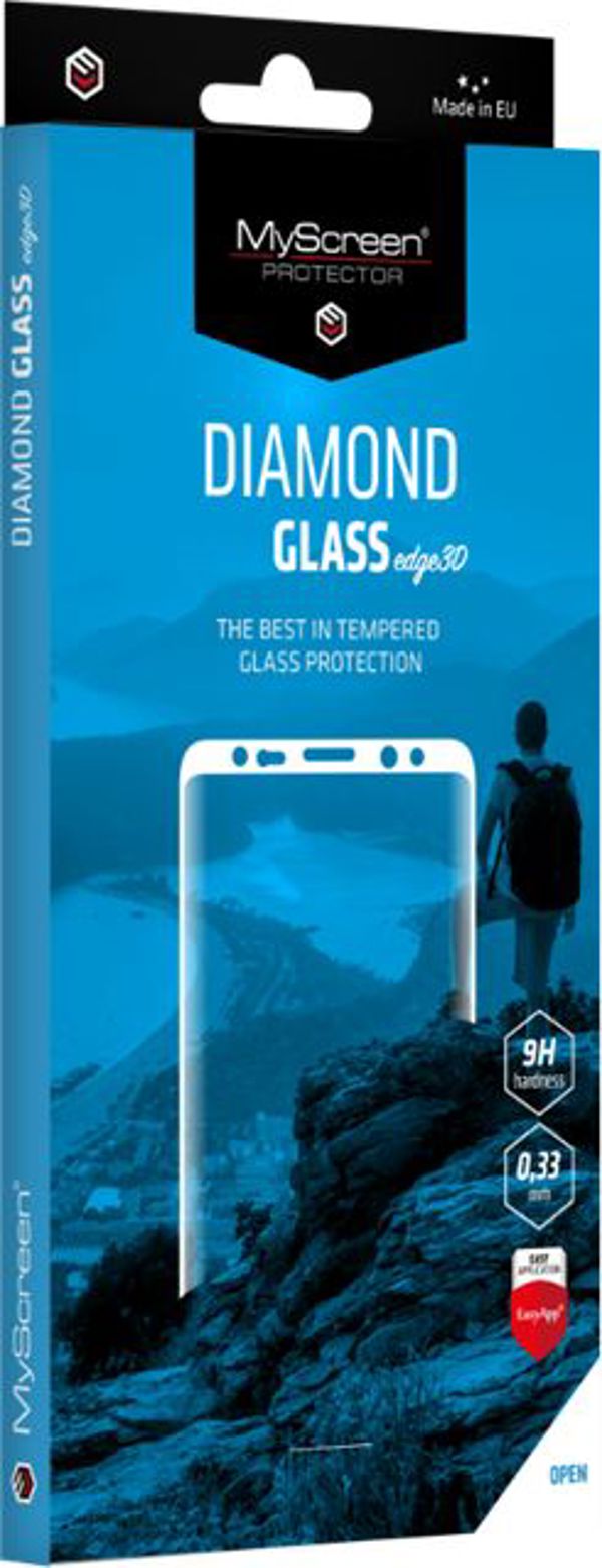 MyScreen Protector Diamond Glass Edge3D Μαύρο για Huawei Mate 40 Pro