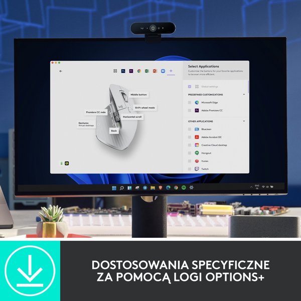 Ποντίκι Logitech MX Master 3S Performance Pale Grey (910-006560)