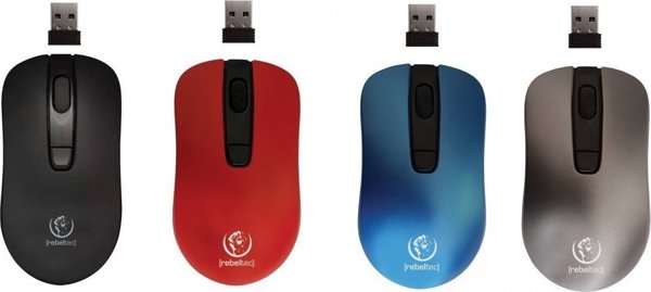 Rebeltec Star Ασύρματο Οπτικό Ποντίκι 2.4GHz, 1600 DPI, με Nano USB Δέκτη