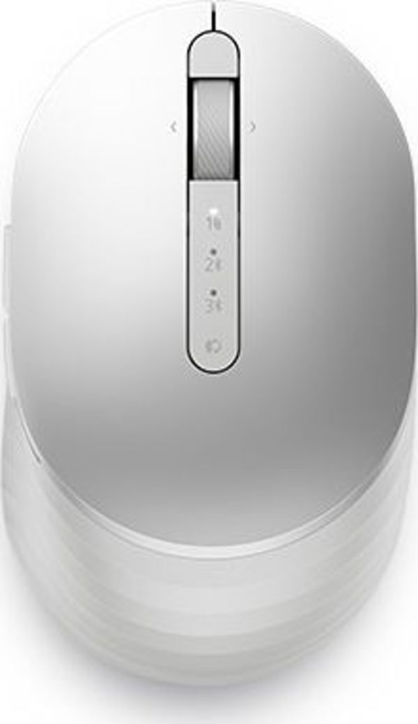 Dell MS7421W Ασύρματο Ποντίκι με 5 Προγραμματιζόμενα Κουμπιά, Ασημί