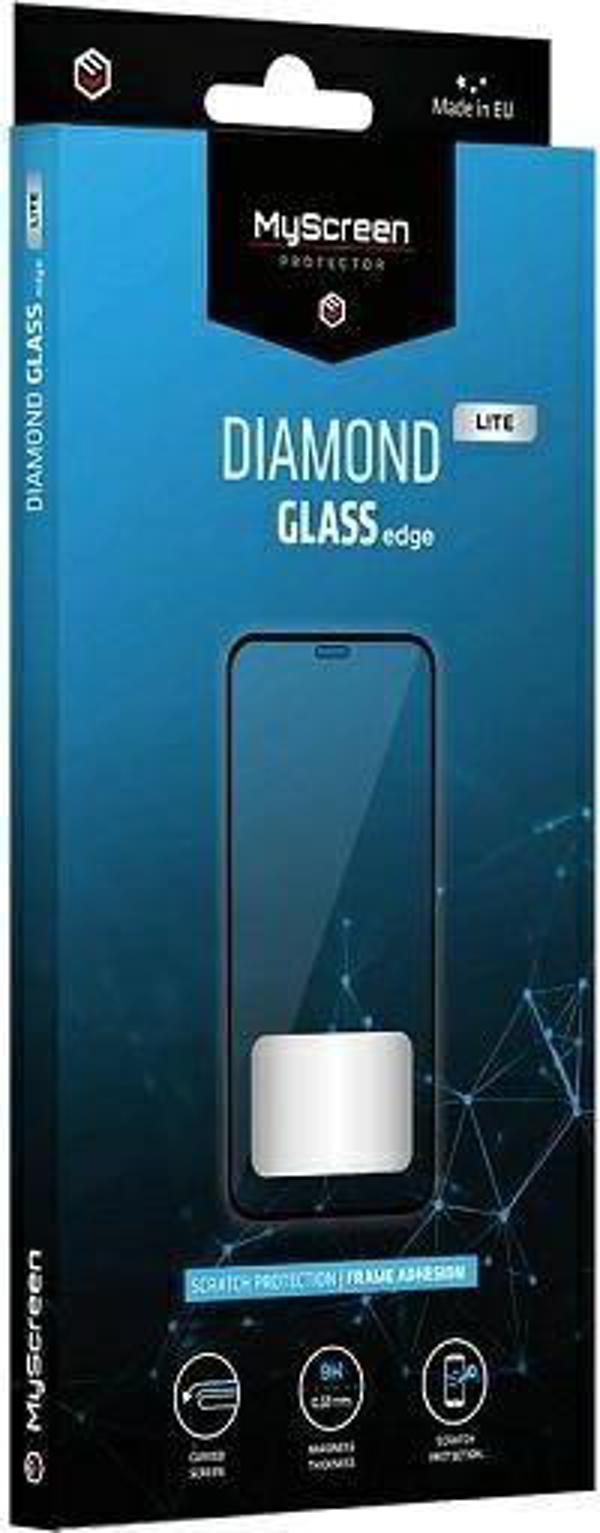 Προστατευτικό MyScreen για Samsung Galaxy A13 - Σκληρυμένο γυαλί για ελαφρώς στρογγυλεμένες οθόνες DIAMOND GLASS LITE edge FULL GLUE