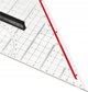 Möbius+Ruppert M+R Γεωδαιτικός τρίγωνο 32cm ακρυλικό γυαλί διαφανές σε θήκη 1 τεμάχιο