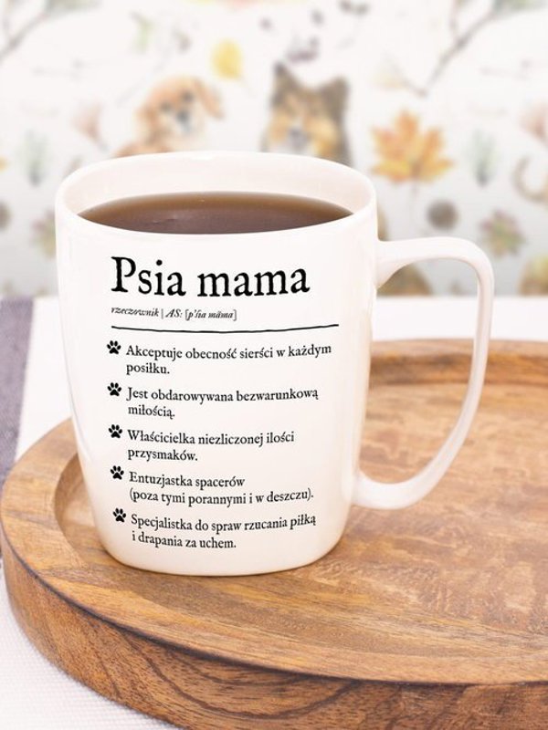 Nadwyraz.com Κεραμική Κούπα Dog Mama Λευκή - 330ml