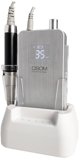 Osom Professional Μηχανή Τροχίσματος Νυχιών OSOMND301SILV, Επαναφορτιζόμενο Τρυπάνι 35.000 Στροφές, Ασημί
