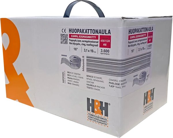 Καρφιά TUONTI HDG 16deg 19x3.1mm, 3600τμχ.