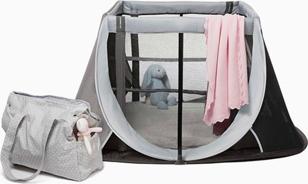 Φορητή σκηνή Aeromoov AeroMoov Instant Travel Cot -matkasänky, Pilkas