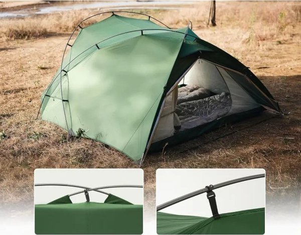 Σκηνή πεζοπορίας Naturehike Σκηνή Hilllock 2 cnk2300zp040-army green NATUREHIKE 13862073 6976510000000