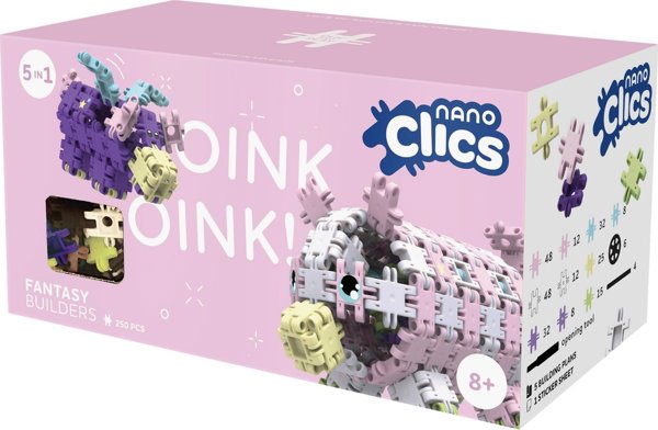 NANO CLICS Φανταστικοί κατασκευαστές Σετ 250 τεμ