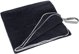 Πετσέτα μικροϊνών Frotte μαύρη 160x80cm Nils Aqua