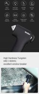 Πολυχρηστικό εργαλείο διάσωσης 4 σε 1 NexTool Hammer Rescue NE0140