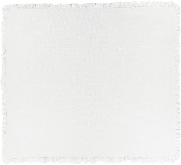 Beliani Κουβέρτα Κρεβατιού HATTON, Βαμβακερή, 220x240 cm, Σπασμένο Λευκό