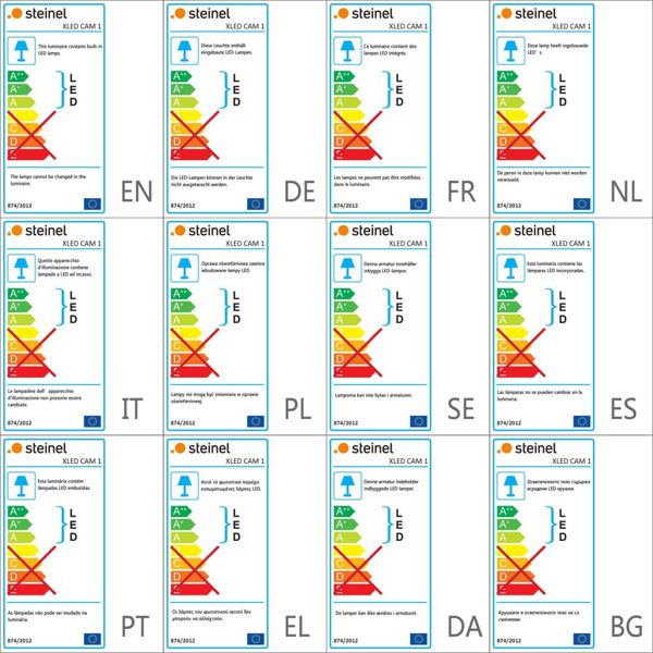 προβολέας Steinel προβολέας LED 21W XLED CAM1 με κάμερα ανθρακί (ST065294) - Steinel