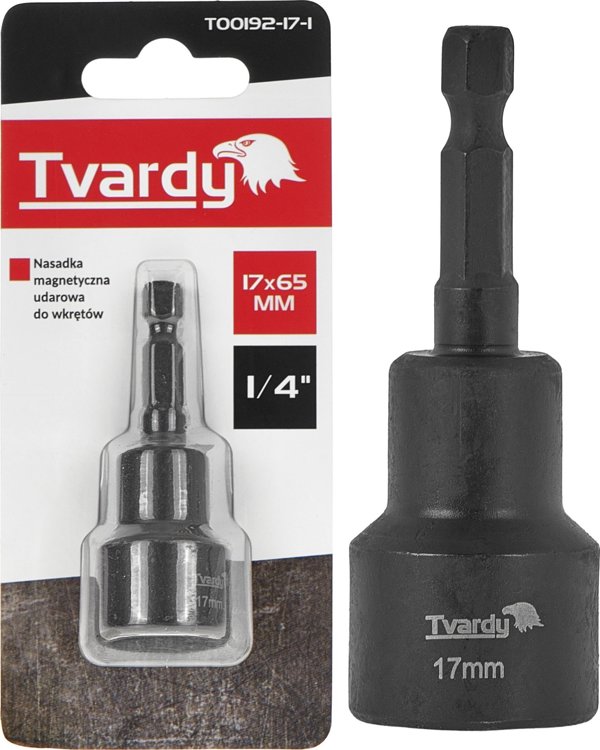 Μαγνητική κεφαλή κρούσης για βίδες 17mm x 65mm 1/4" (1/10/40/200)