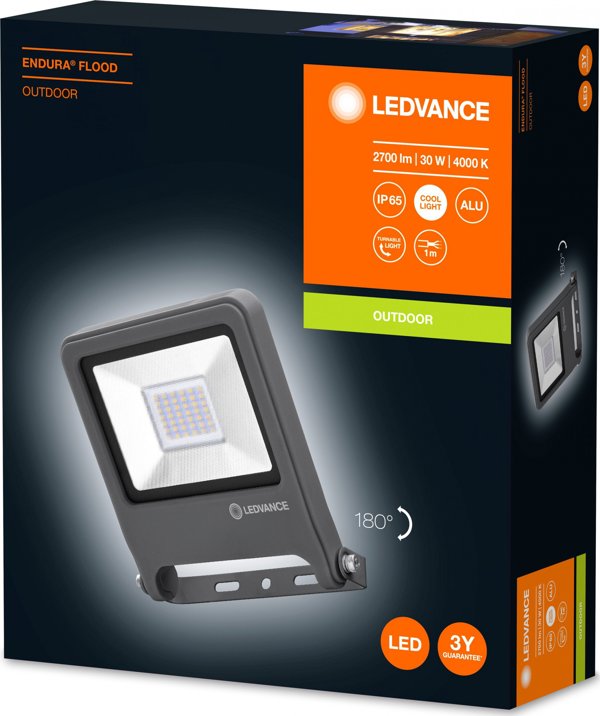 Προβολέας Ledvance Προβολέας Ledvance Endura 30W 840 DG 6115675 4058075206700