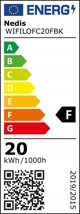 Προβολέας Nedis Nedis WIFILOFC20FBK 20 W LED Μαύρο A
