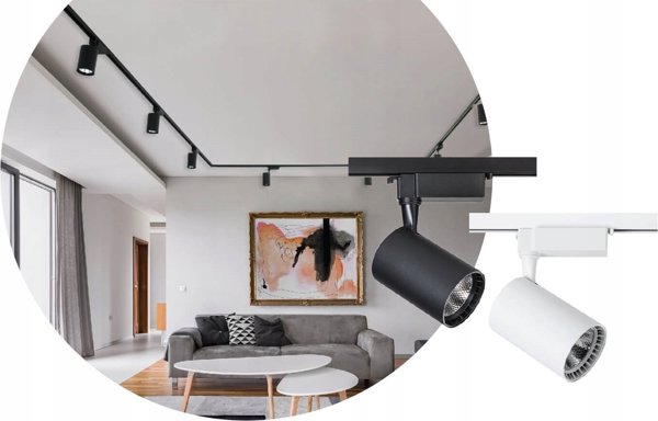 Προβολέας DPM SPOTLIGHT STR-10W-B 820LM 4000K BLACK