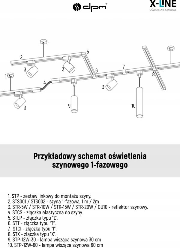 προβολέας DPM SPOTLIGHT STP-12W-30W 960LM 4000K WHITE