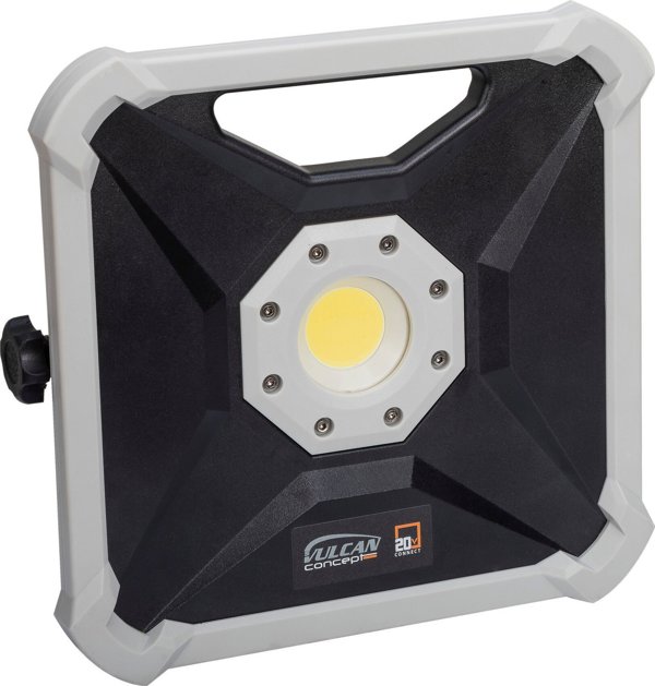 Προβολέας Vulcan Προβολέας-λάμπα led, 900/1800lm, χωρίς μπαταρία/φορτιστή connect 20v