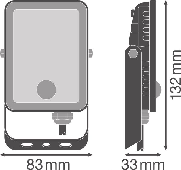 Προβολέας Ledvance FL ESSENTIAL SENSOR 10W 840 BK