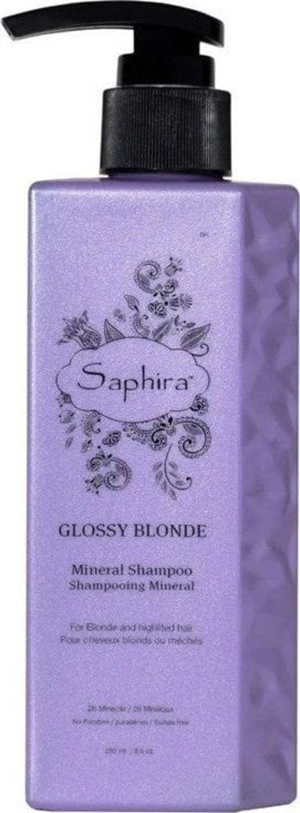 Natura House Saphira Σαμπουάν για ξανθά μαλλιά, 250 ml SAFGBS2