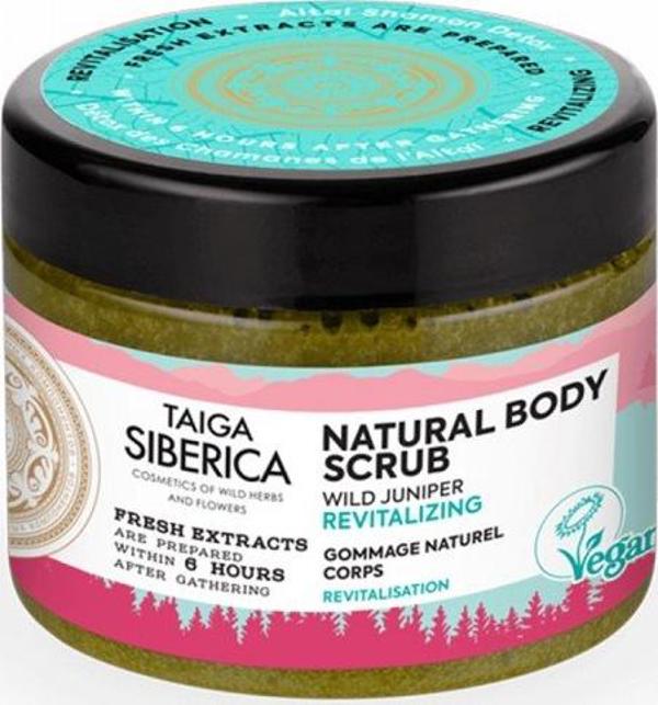 Natura Siberica SIBERICA PROFESSIONAL_Taiga Natural Body Scrub Αναζωογονητικό φυσικό απολεπιστικό σώματος Αλταϊκή Αποτοξίνωση 300ml