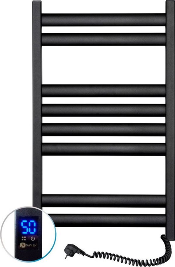 Navin Ηλεκτρική πετσέτα Navin Elipse 500*800 Sensor δεξιά μαύρη 12-245053-5080