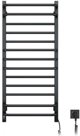 Navin Ηλεκτρική πετσετοθήκη Navin Grandis 480*1000 Sensor με χρονοδιακόπτη δεξιά μαύρη 12-208053-4810