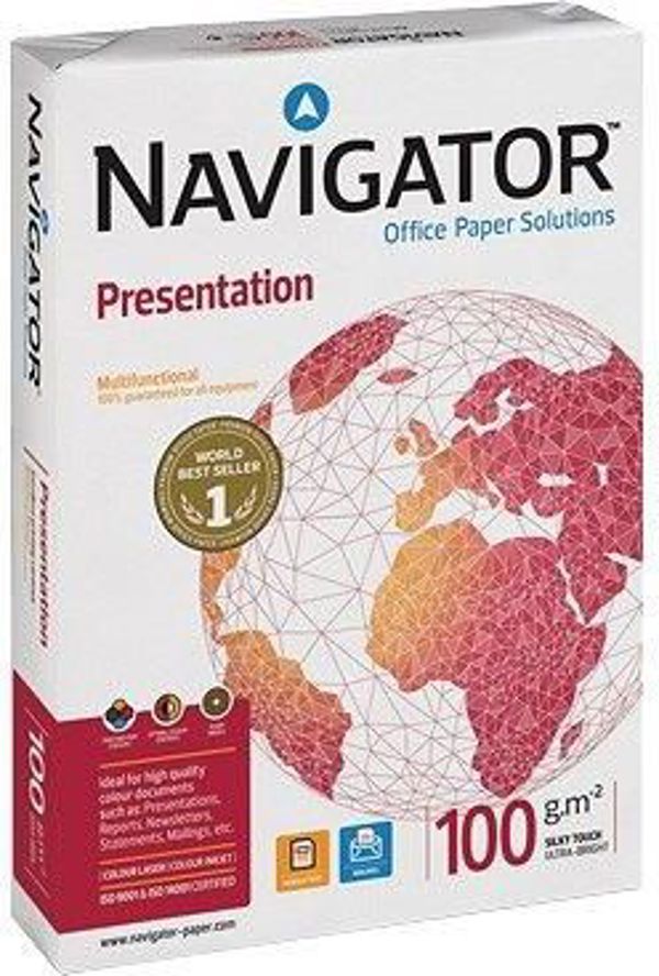 Navigator Χαρτί ξηρό Παρουσίαση A4 100g 500 φύλλα